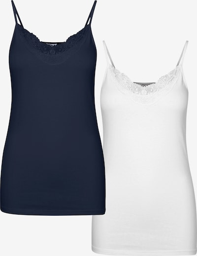 tengerészkék / fehér VERO MODA Top 'Inge', Termék nézet