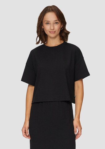 QS Shirt in Zwart: voorkant