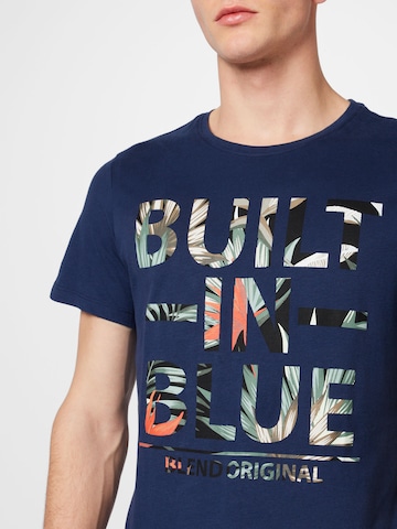 BLEND T-Shirt in Blau