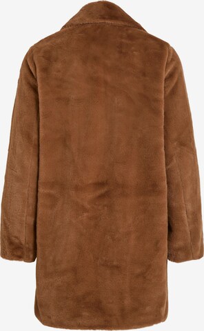 VILA Between-Seasons Coat 'Ebba' in Brown