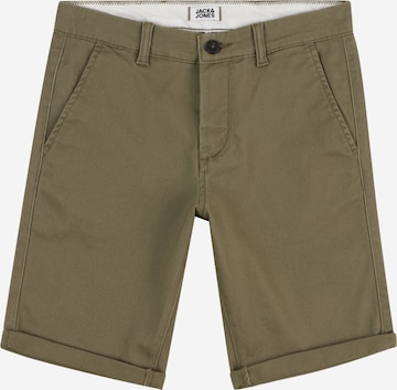 Jack & Jones Junior Kalhoty 'DAVE' – zelená: přední strana