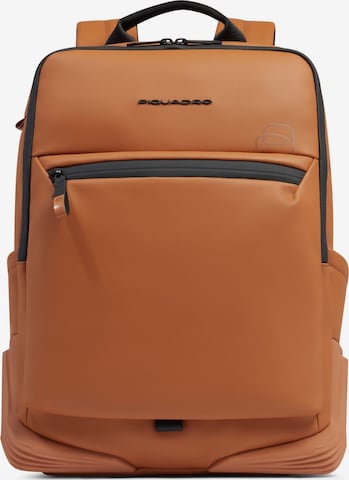 Piquadro Rucksack in Orange: Vorderseite