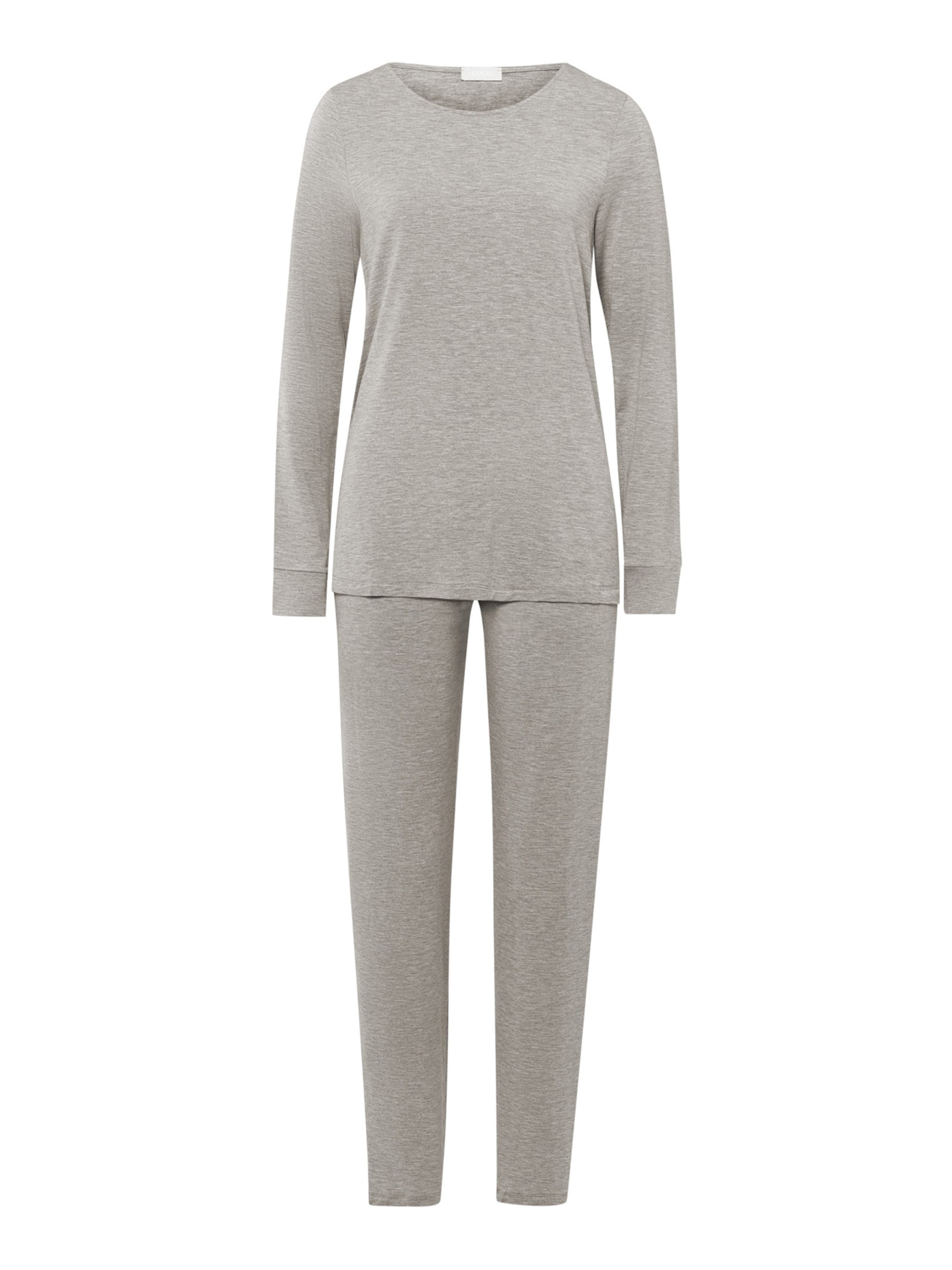 Pyjama 'Natural Elegance' Hanro en gris : devant
