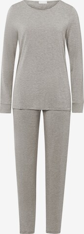Hanro Pyjama 'Natural Elegance' in Grijs: voorkant