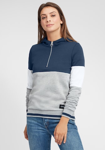 Oxmo Hoodie 'Omara' in Blau: predná strana