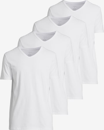 SEIDENSTICKER Unterhemd 'Pur' in Weiß: Vorderseite