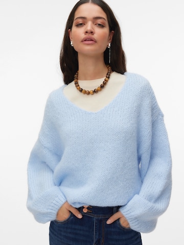 VERO MODA Oversized trui 'VMMaybe' in Blauw: voorkant