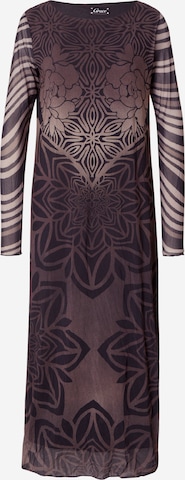 Rochie de la Grace pe gri: față