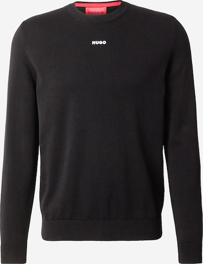 HUGO Jersey 'San Cassius-C2' en negro / blanco, Vista del producto