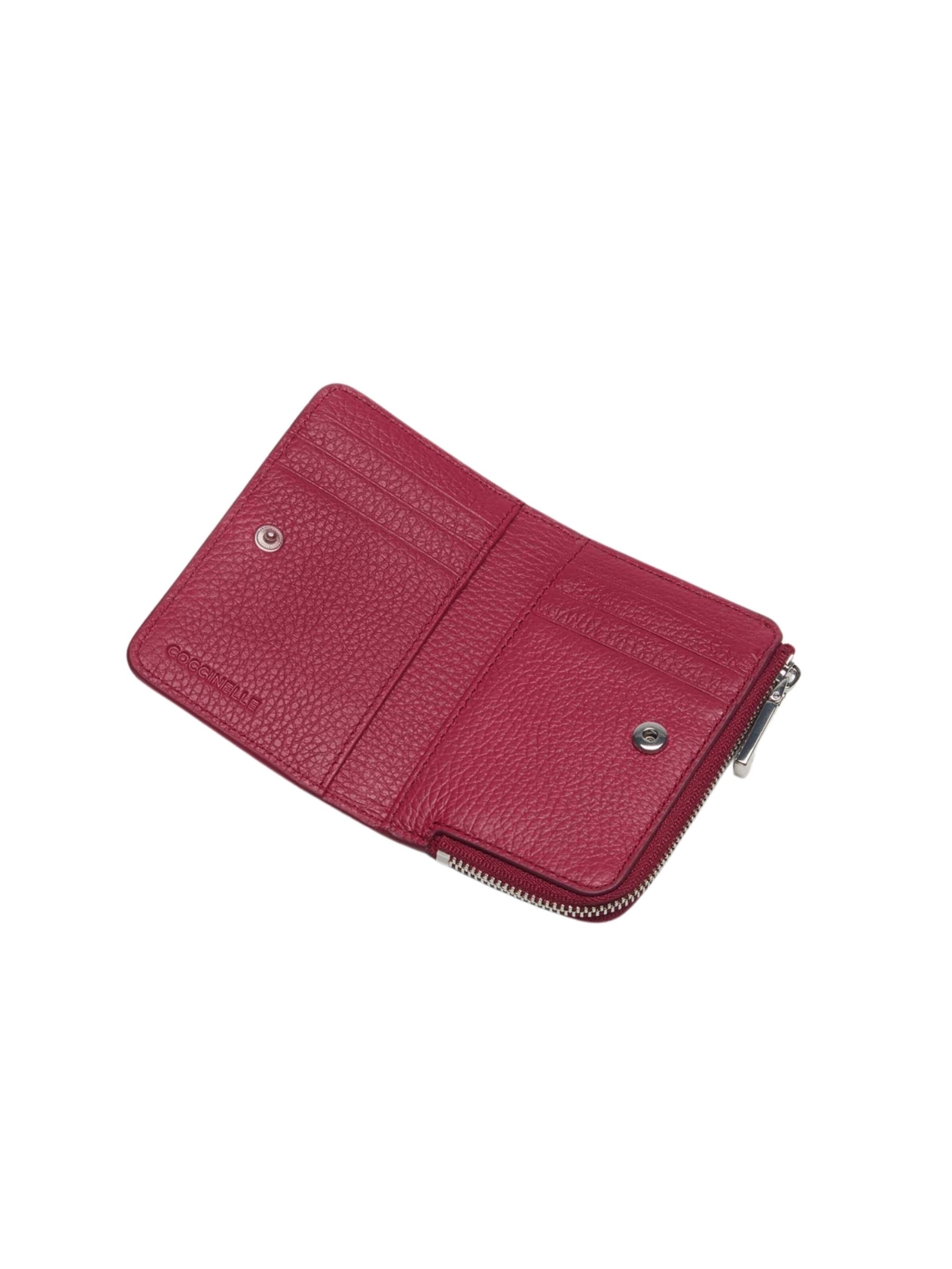 Coccinelle Portemonnee 'COCCINELLE METALLIC COATED' in Rood