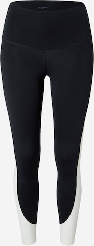 NIKE Skinny Workout Pants in Black: front