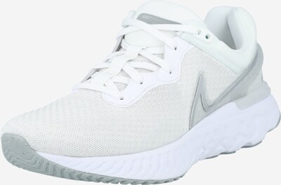 NIKE Маратонки за бягане 'React Miler 3' в сиво / бяло, Преглед на продукта