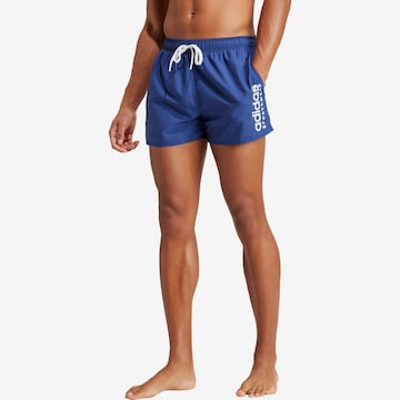 ADIDAS PERFORMANCE Athletic Swim Trunks 'Essential' in Blue: front