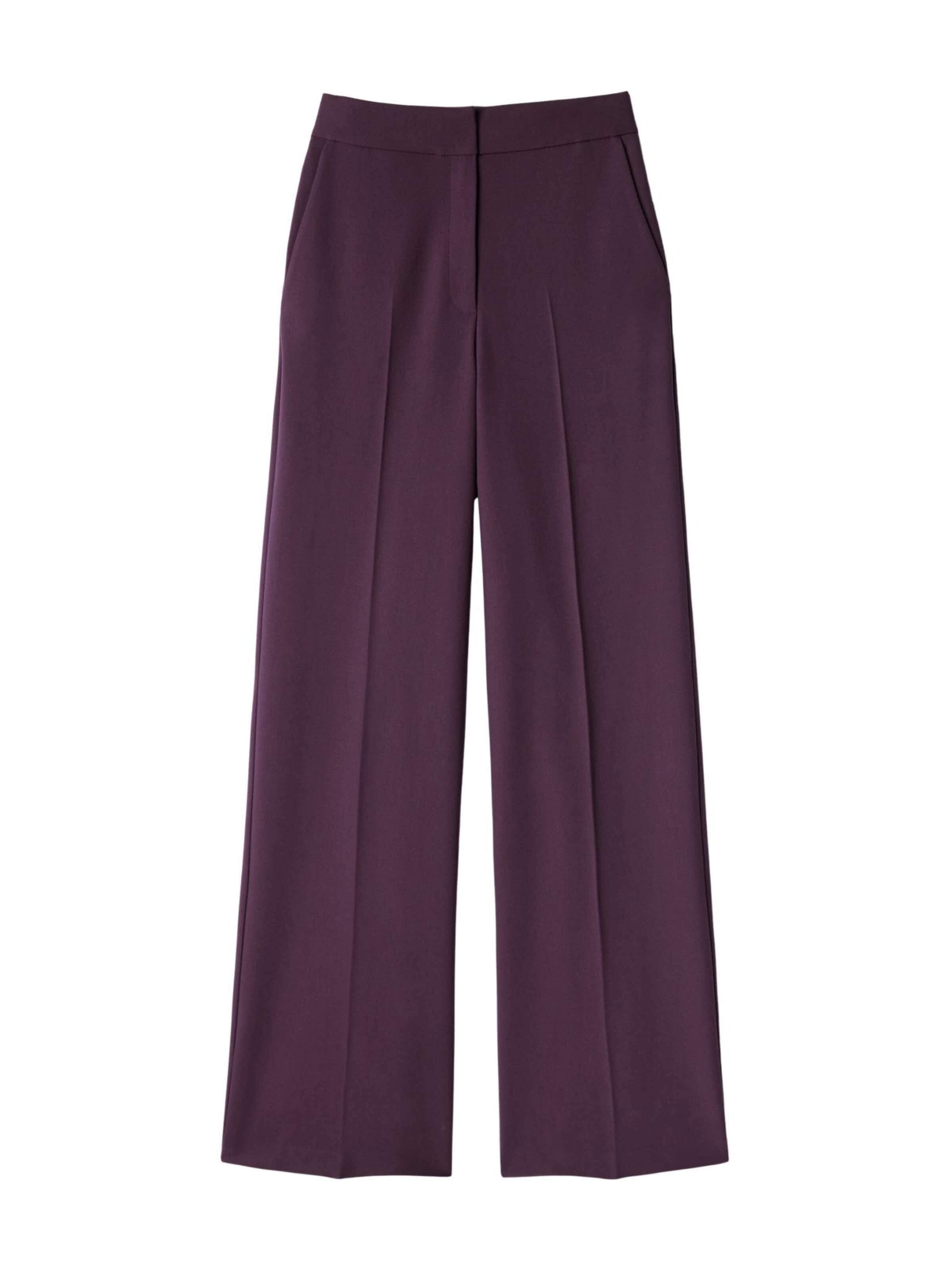 adl Regular Pants in Purple: front