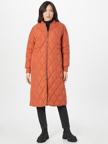 Manteau mi-saison 'Lexa' ABOUT YOU en orange : devant