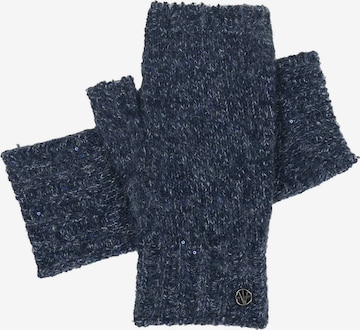 LOEVENICH Handstulpen in Blau: Vorderseite