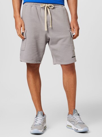 Pegador Regular Cargo Pants in Grey: front