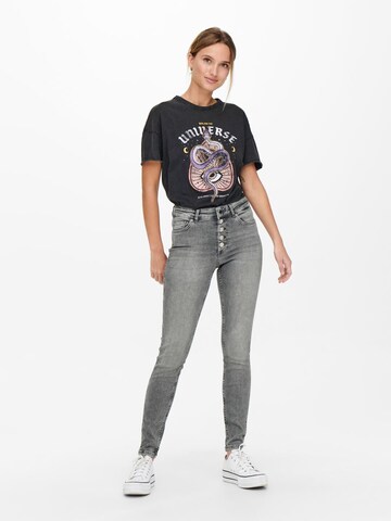 Skinny Jean 'Bobby Life' ONLY en gris