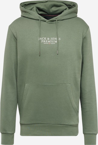 JACK & JONES Tréning póló 'Archie' - zöld: elől