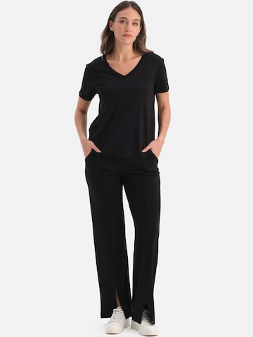 Dagi Normální Kalhoty – černá: přední strana