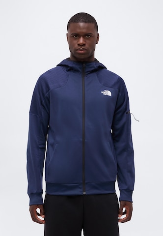 THE NORTH FACE Bluza rozpinana sportowa 'MOUNTAIN ATHLETICS 2.0' w kolorze niebieski: przód