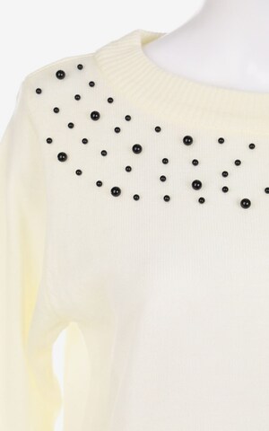 bonprix Sweater & Cardigan in L-XL in White
