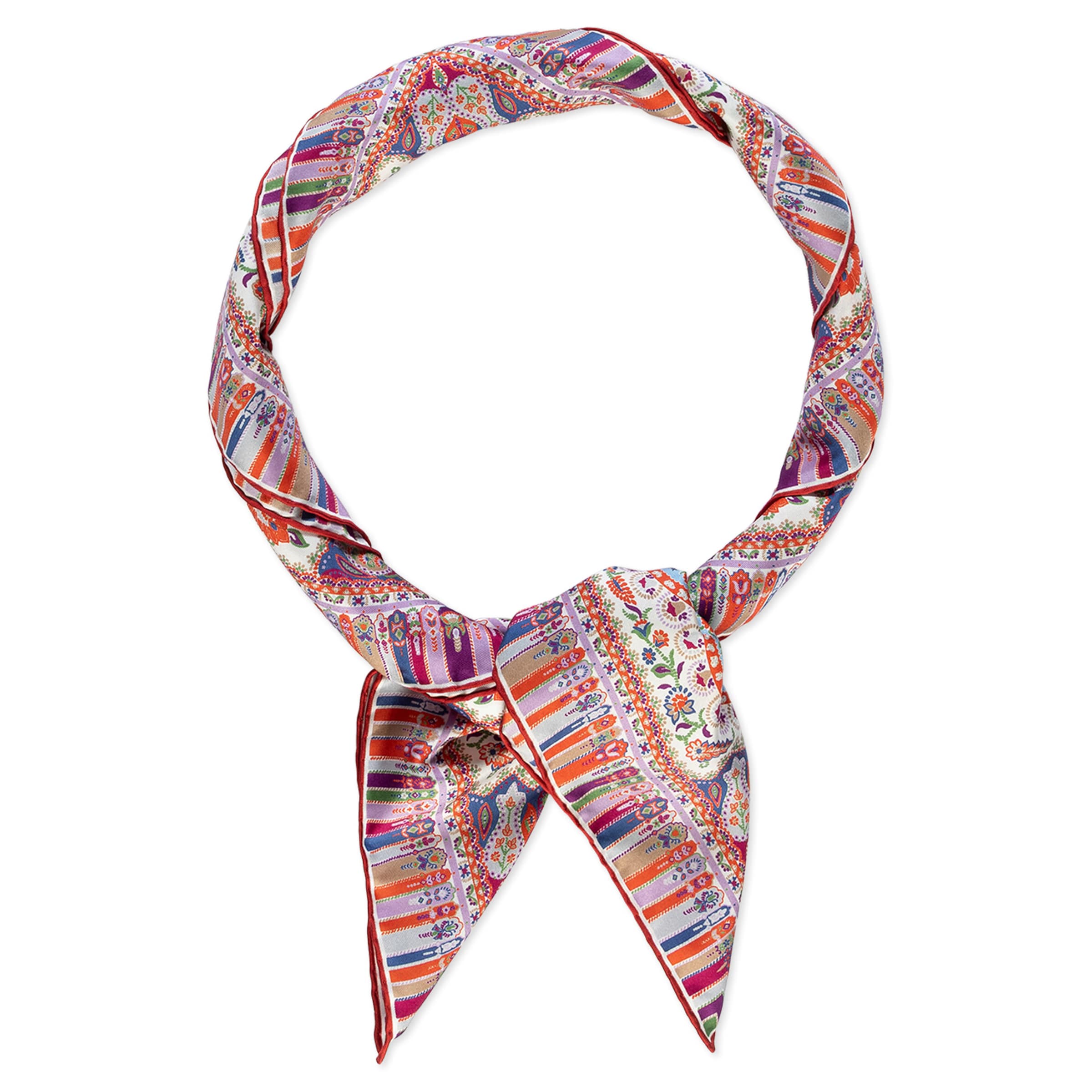 Foulard ' PAISLEY MIAGE ' di Roeckl in blu