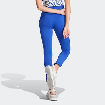 ADIDAS SPORTSWEAR Skinny Workout Pants 'Z.N.E.' in Blue: front
