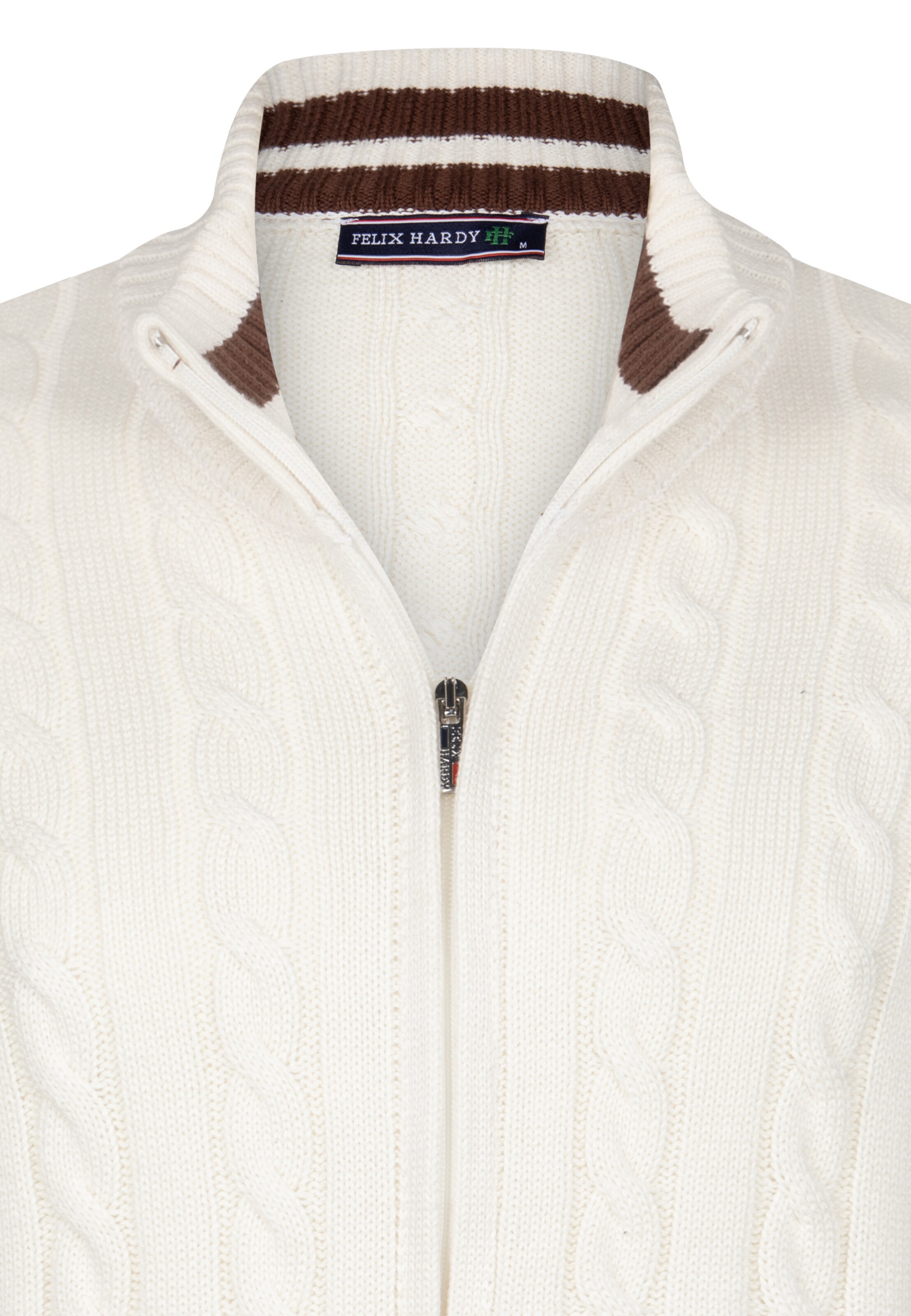 Vestes en maille Felix Hardy en blanc