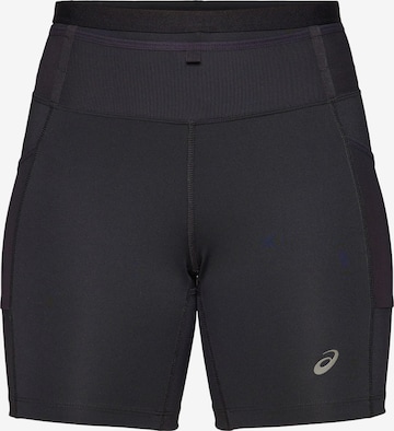 juoda ASICS Siauras Sportinės kelnės 'FUJITRAIL ELITE SPRINTER': priekis