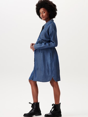 Esprit Maternity Košeľové šaty - Modrá