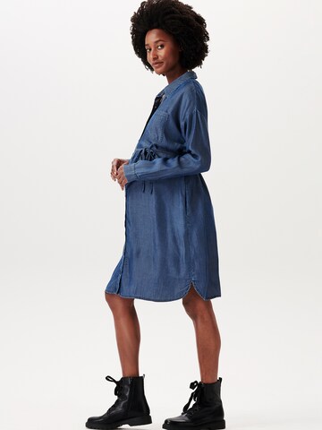 Esprit Maternity Shirt Dress in Blue