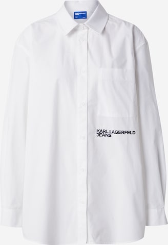 KARL LAGERFELD JEANSBluza - bijela boja: prednji dio