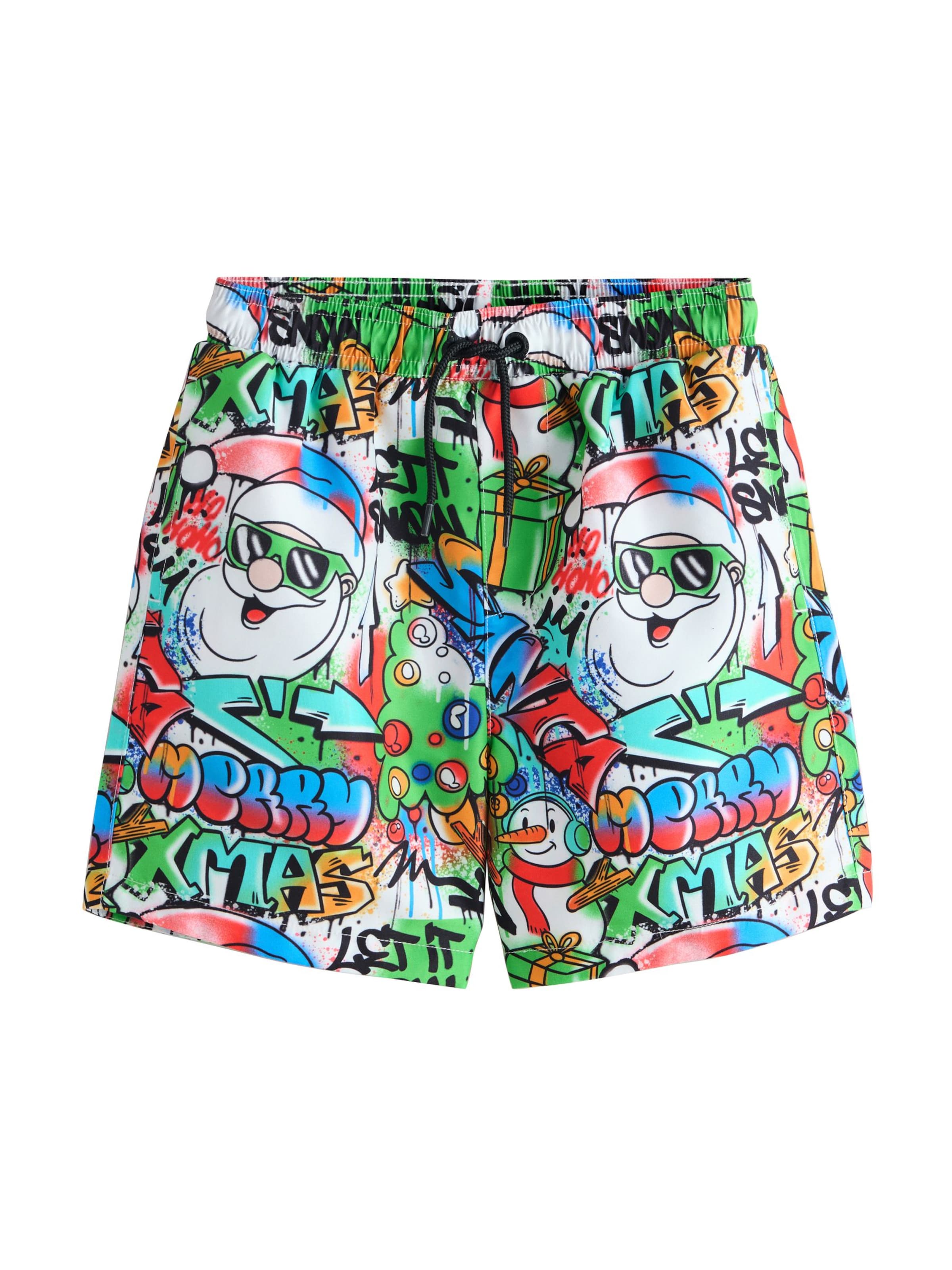 Shorts de bain Next en vert : devant
