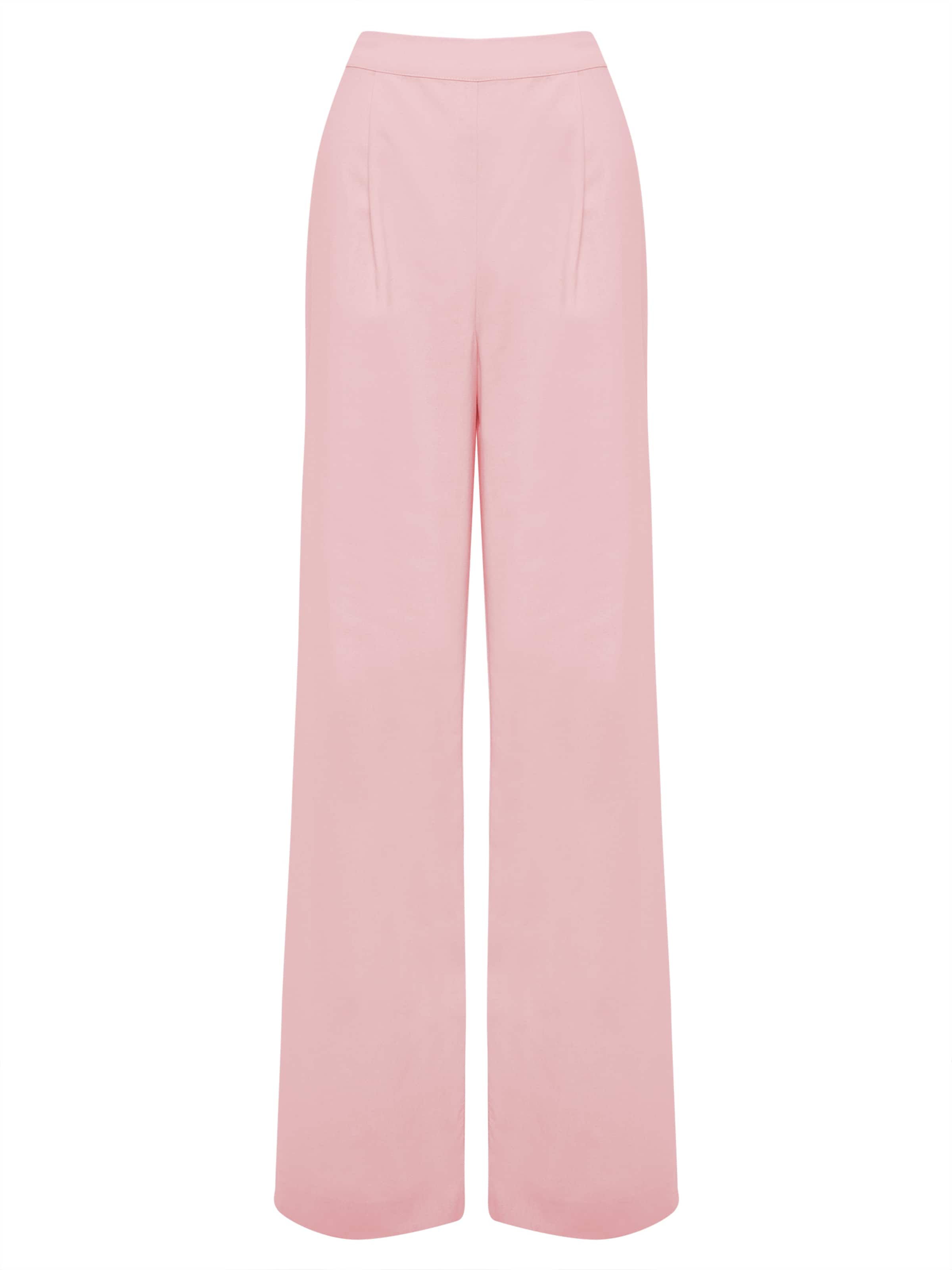 Tussah Regular Pleat-front trousers 'DREW' in Pink: front