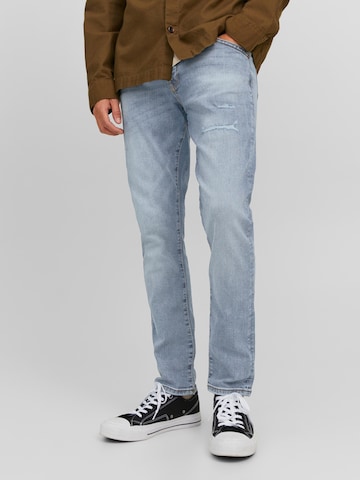 JACK & JONES Slimfit Jeansy 'GLENN' w kolorze niebieski: przód