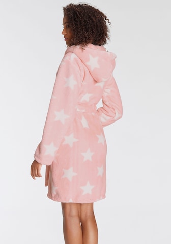 LASCANA Short Bathrobe in Pink