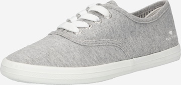 TOM TAILOR - Zapatillas deportivas bajas en gris: frente