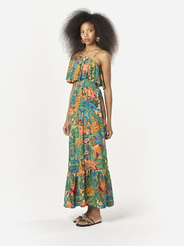 KOROSHI Καλοκαιρινό φόρεμα σε πράσινο