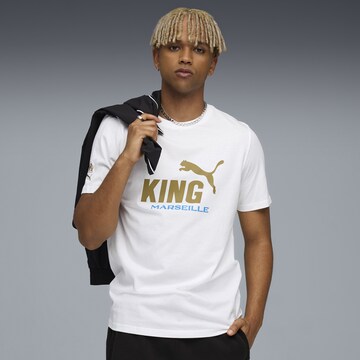 PUMA Functioneel shirt 'Olympique de Marseille King' in Wit: voorkant