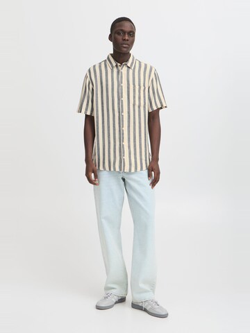BLEND Regular fit Button Up Shirt ' BHABAN ' in Blue