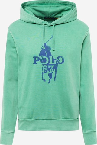 Polo Ralph Lauren - Sweatshirt em verde: frente