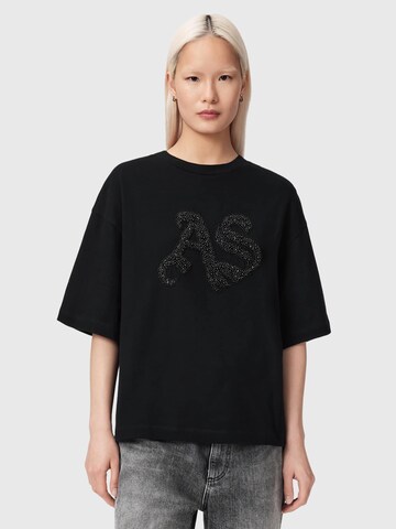 AllSaints Μπλουζάκι 'ICON AMELIE' σε μαύρο: μπροστά