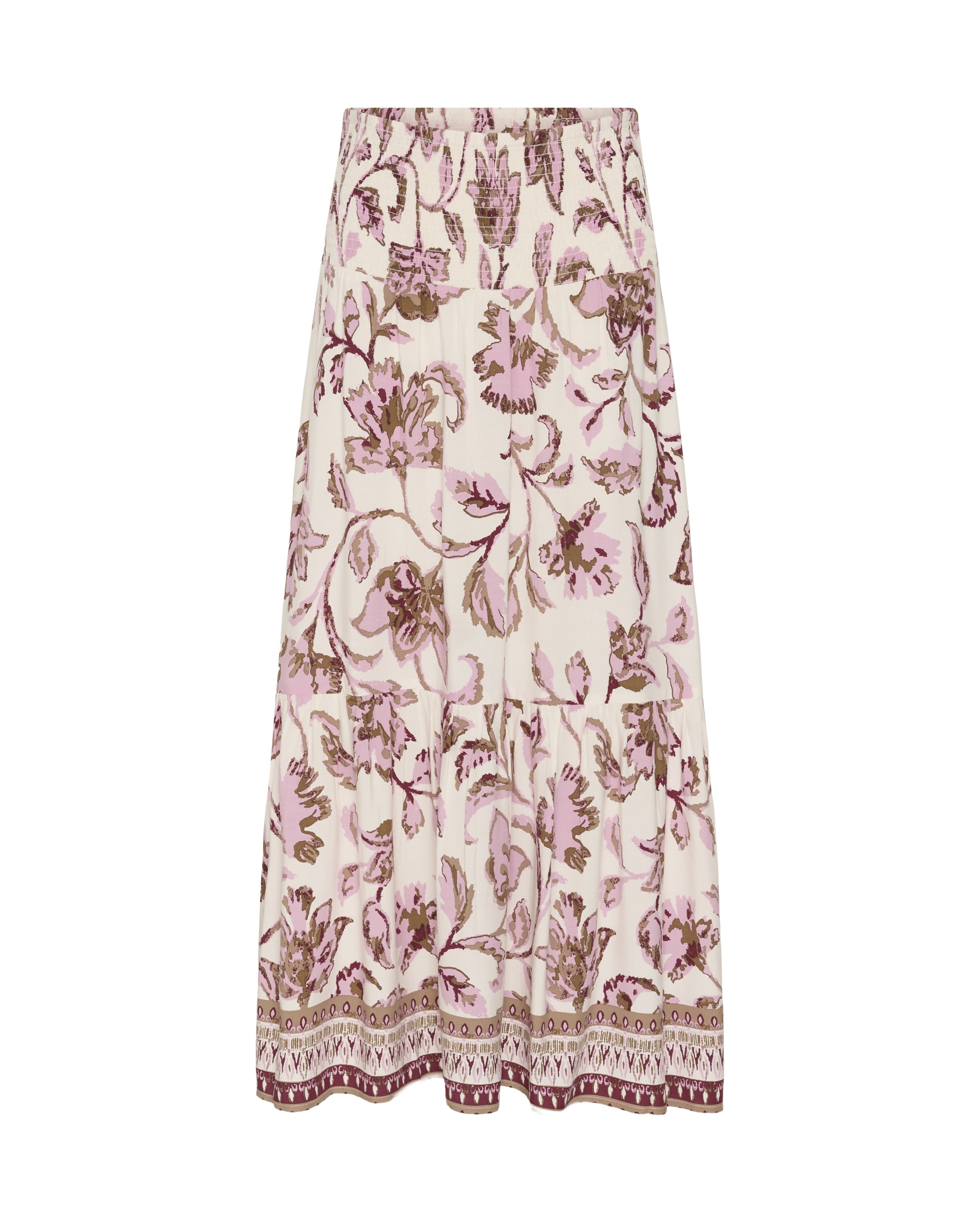 Cream Skirt 'CRTiah' in Beige: front