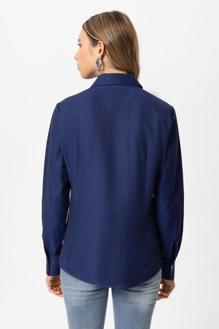 DENIM CULTURE Bluzka ' NIHAN ' w kolorze niebieski