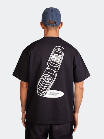 T-Shirt 'Call My Lawyer' DillySocks en noir