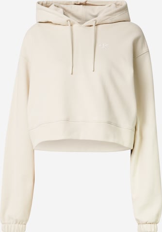 Calvin Klein Sweatshirt in Beige: voorkant