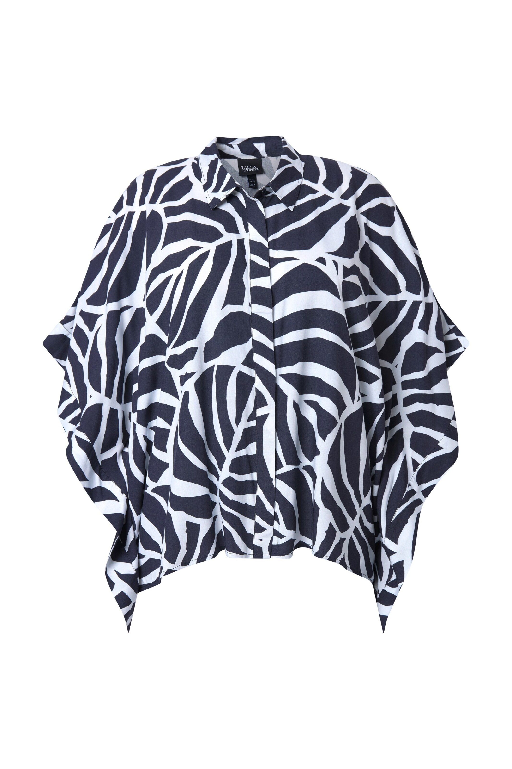 Ulla Popken Blouse in Zwart: voorkant