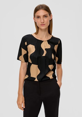 s.Oliver BLACK LABEL Blouse in Black: front