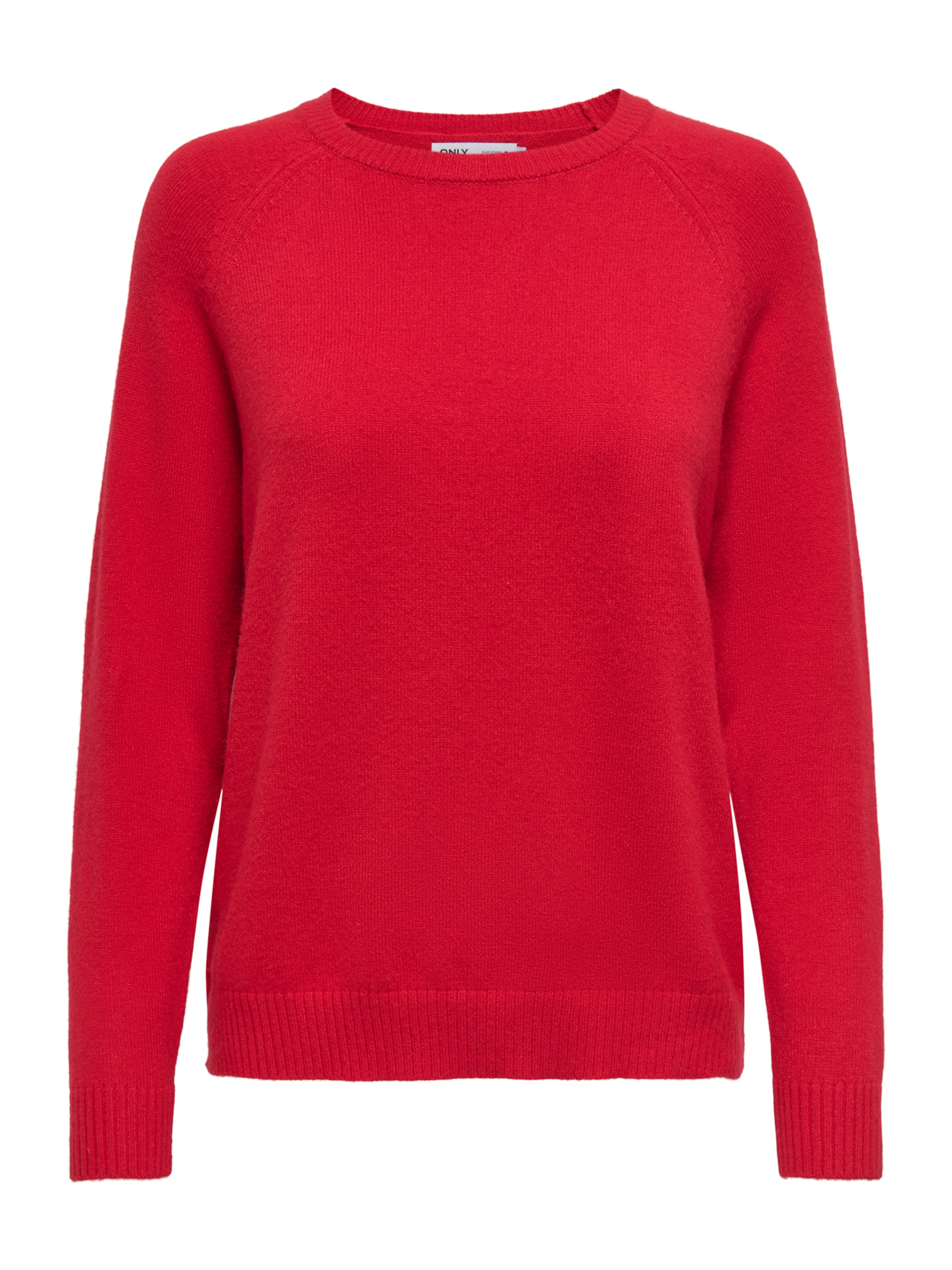 ONLY Sweater 'ONLLESLY KINGS' in Red: front